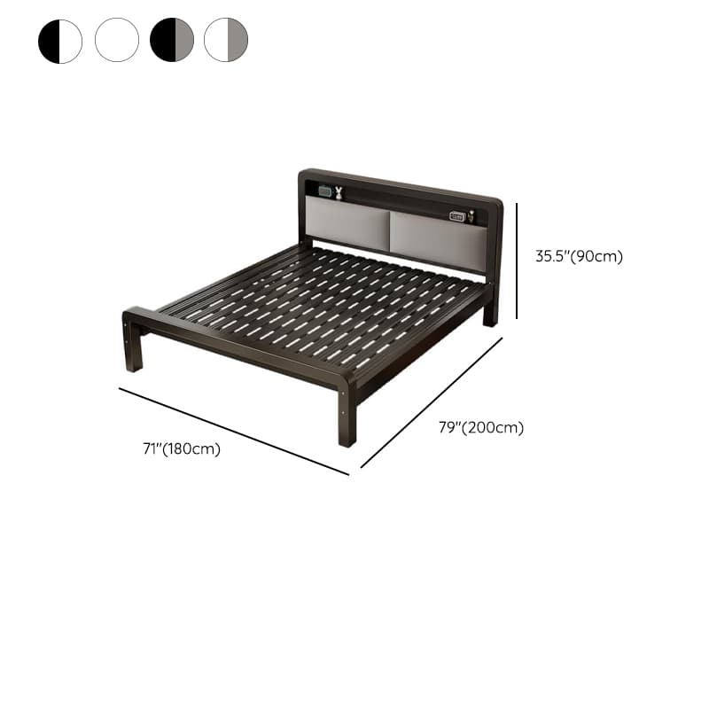 Solid Color Iron Storage Bed for Living Room - image 22