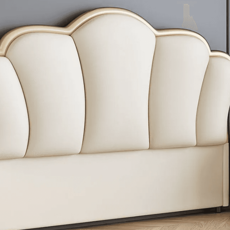 Modish Style Timber Panel Headboard for Queen/Full/Twin XL Bed with No Distressing, Sponge Upholstery Fill, Free-standing Standard Installation, and Standard Height - image 8