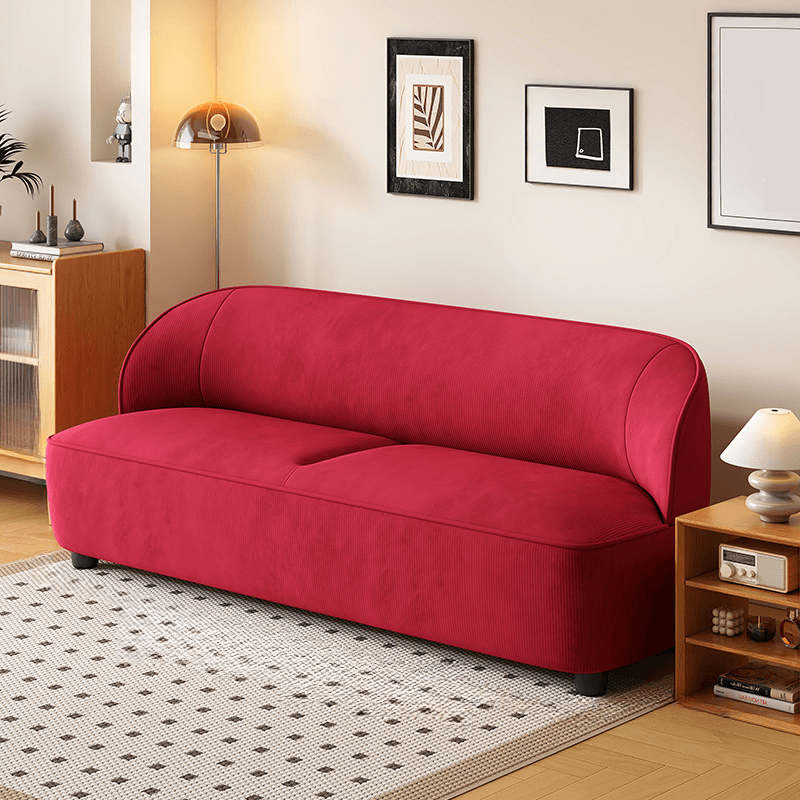 Modish Solid Color Scratch-durable Standard Sofa in Rose/Light Green/Tangerine Color for 2/4 Person/for 3 - image 16