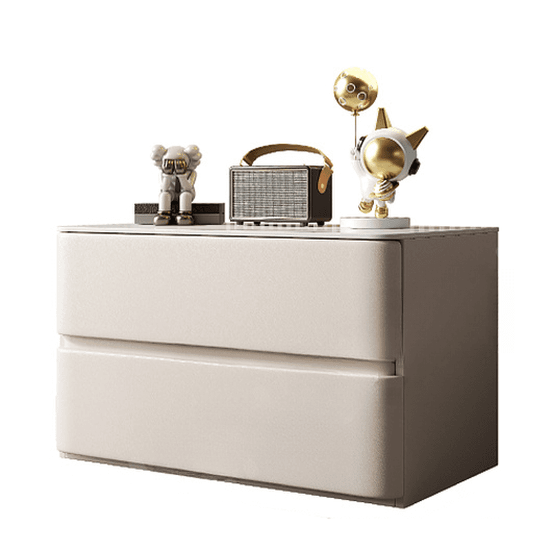 Postmodern Bedside Cabinet Nightstand with 2 Drawers - image 14