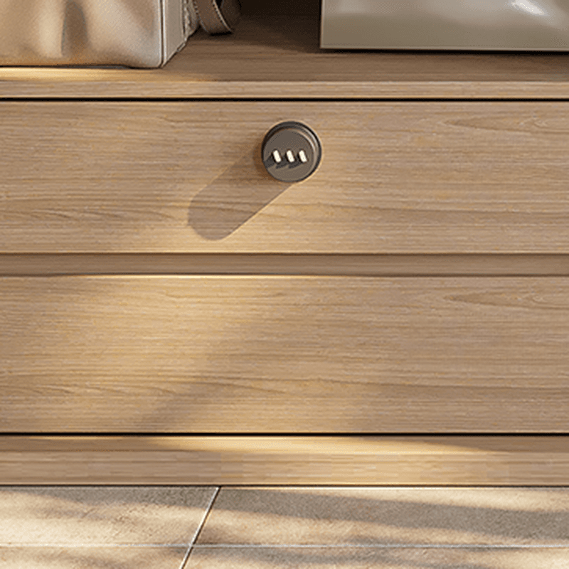 Casual White Lumber Wardrobe Closet with Soft Close Drawer, Door, Interior Shelves, and Clothing Rod - image 8