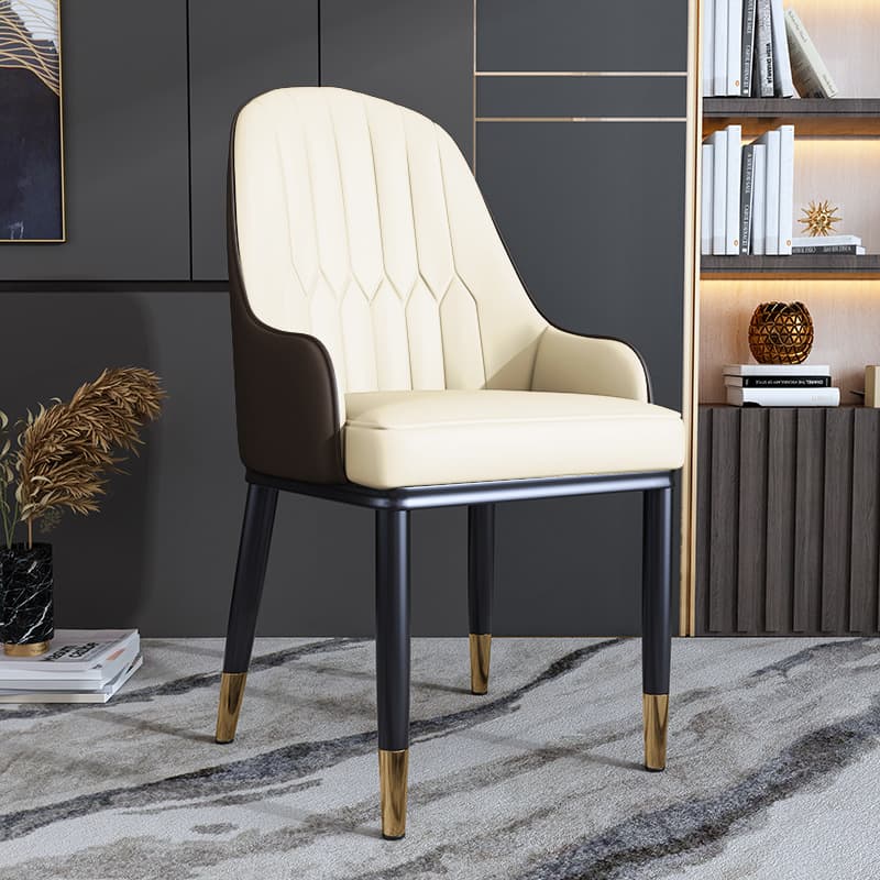 Secure Framed Arm Chair for Restaurant Use with Foot Pads