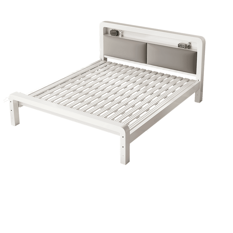 Minimalist Solid Color Iron Storage Included Bed with Leg for Living Room - image 4