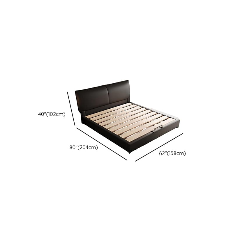 Solid Color Storage Bed/Platform Bed with Pine Wood Frame for Living Room - image 7