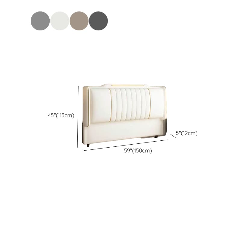 Simplistic Style Panel Headboard in Pine Wood with No Distressing, Rectangular Shape for Twin XL/Queen/Full Bed, Featuring Sponge Upholstery and Standard Height - image 15