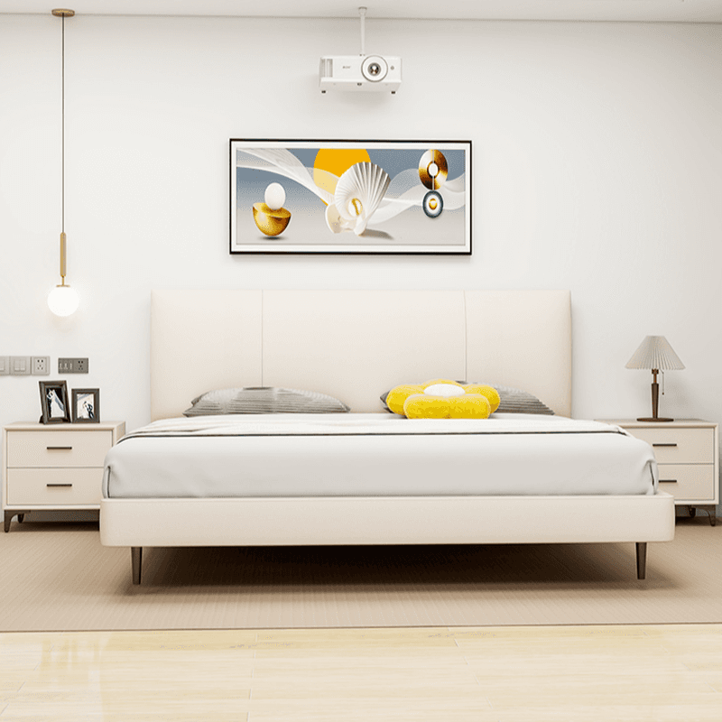 Modish Style Panel Headboard in Pine Wood with No Distressing, Rectangle Shape for King/Queen/Full Bed, Featuring Sponge Upholstery Fill and Standard Height - image 11