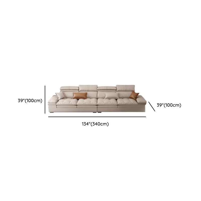 Comfortable L-Shape Corner Sectional Seats 5, Right Hand Facing with Down Seat Fill - image 6