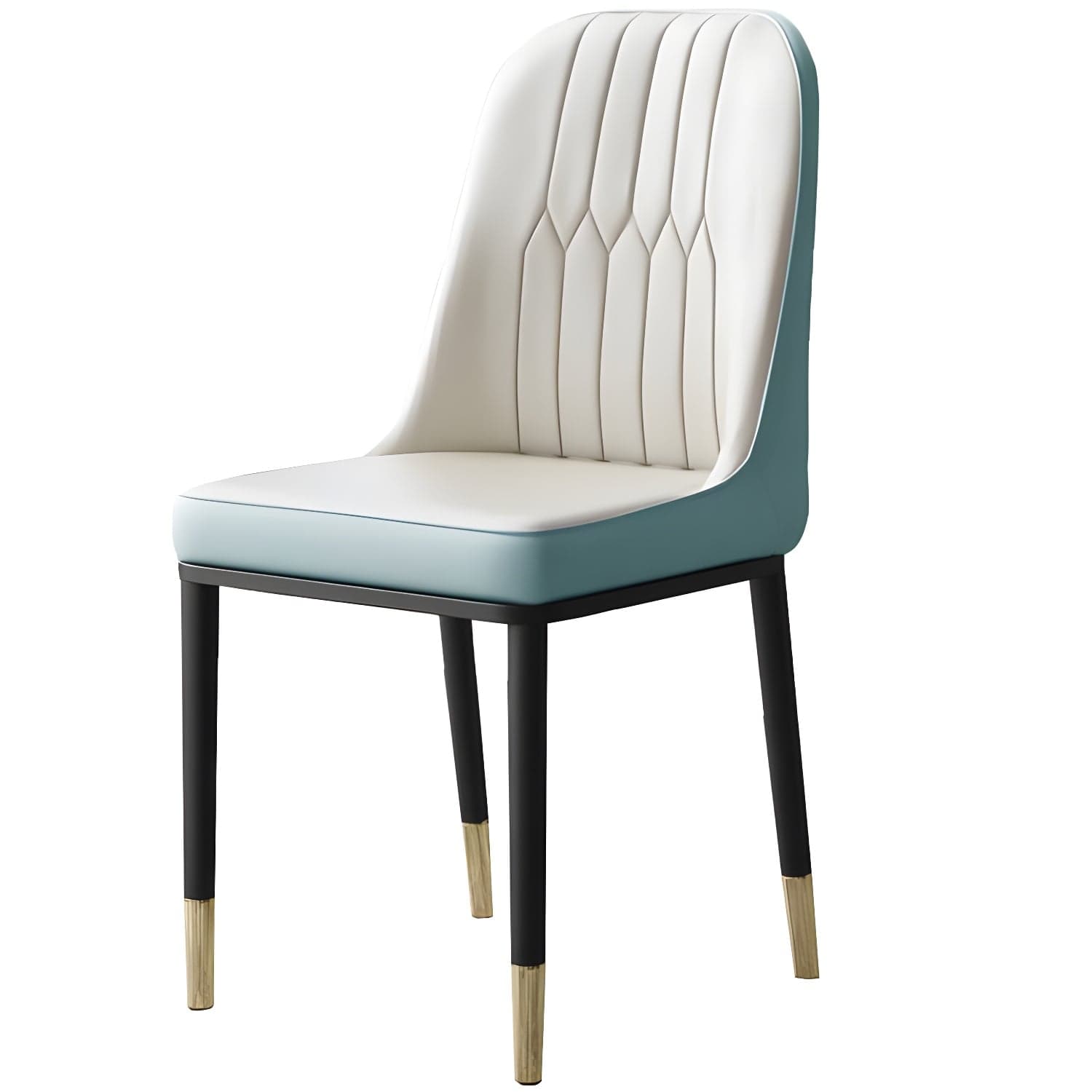 Metal Base Indoor Chair 18'' Wide Parsons Leather Chair for Restaurant - image 7