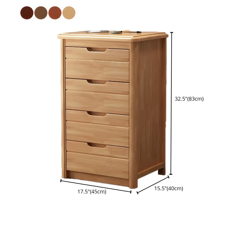 Traditional Wood Dresser with Drawers - Narrow Vertical Design - 40cm Width - Self Close Glides - image 14