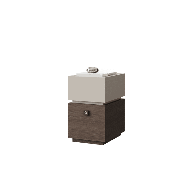 Organic Modern Nightstand With Drawer Organization featuring 2 Drawers and Composite Wood Countertop - image 5