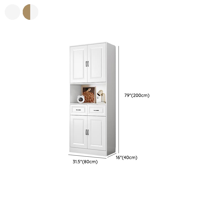 Wood Contemporary Storage Cabinet Buffet Sideboard with Drawers for Home Use - image 13