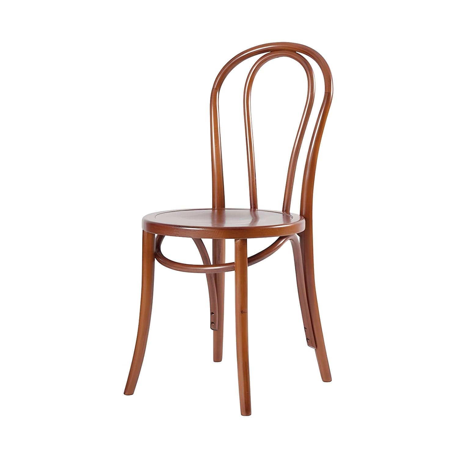 Modern Open Back Side Chair with Beech Wood Legs for Kitchen & Dining - Non-Upholstered - image 9
