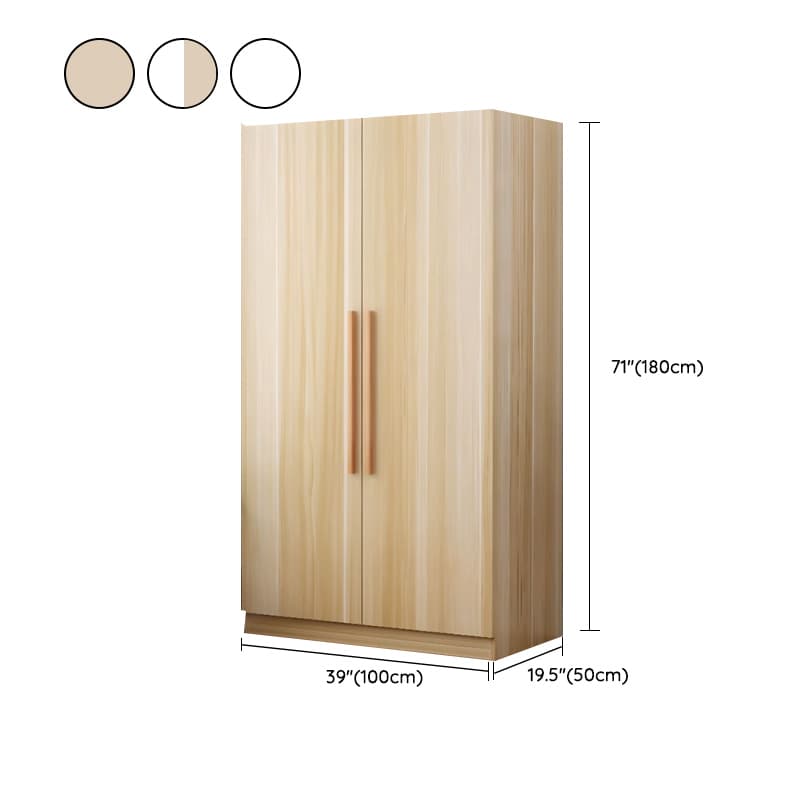 Modern Timber Detached Wardrobe with Soft Close Drawer, Soft Close Door, Interior Shelves & Clothing Rod - image 31