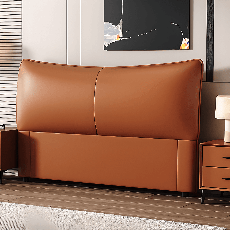 Modish Style Timber Panel Headboard with No Distressing, Rectangle Shape for King/Queen/Full Bed, Featuring Sponge Upholstery Fill and Standard Height - image 9