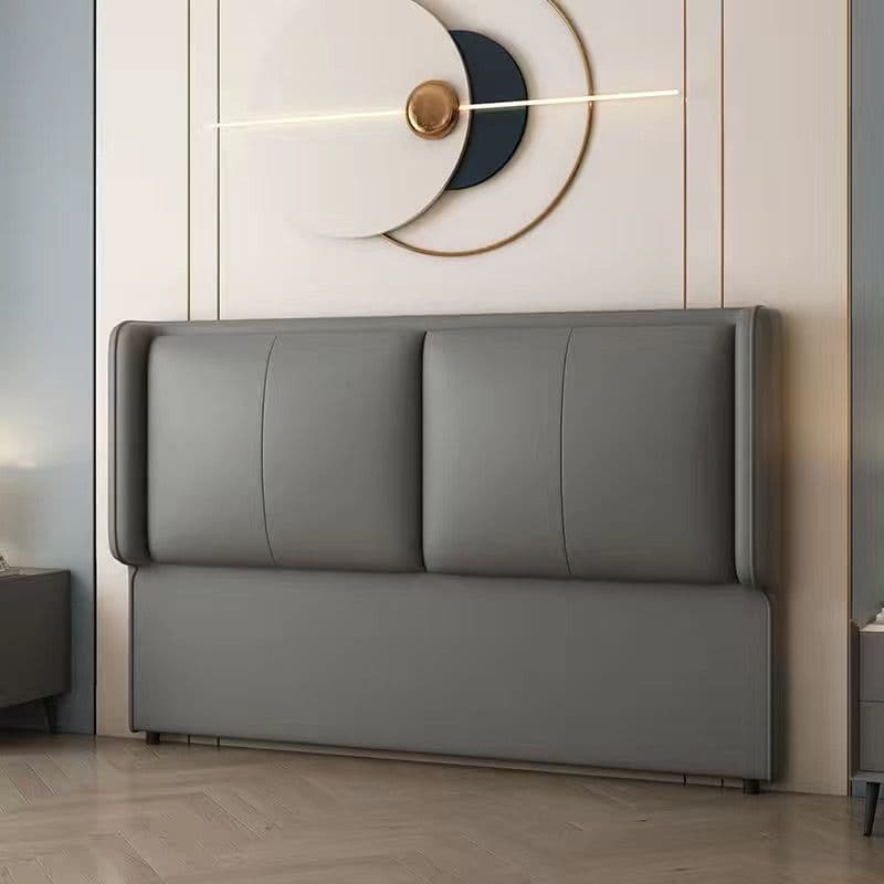 Modish Timber Wingback Headboard in Rectangle Shape, Multi-Size Options with Sponge Fill, Standard Height, No Distressing