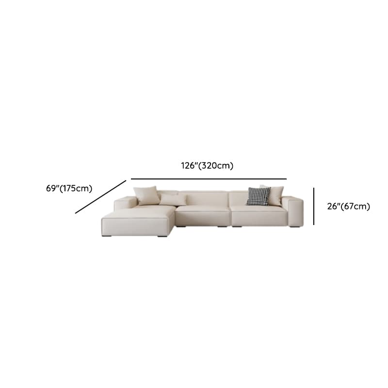 Straight/L-Shape Cotton Upholstered Sofa Couch/Corner Sectional with Horizontal/Left Orientation - image 18