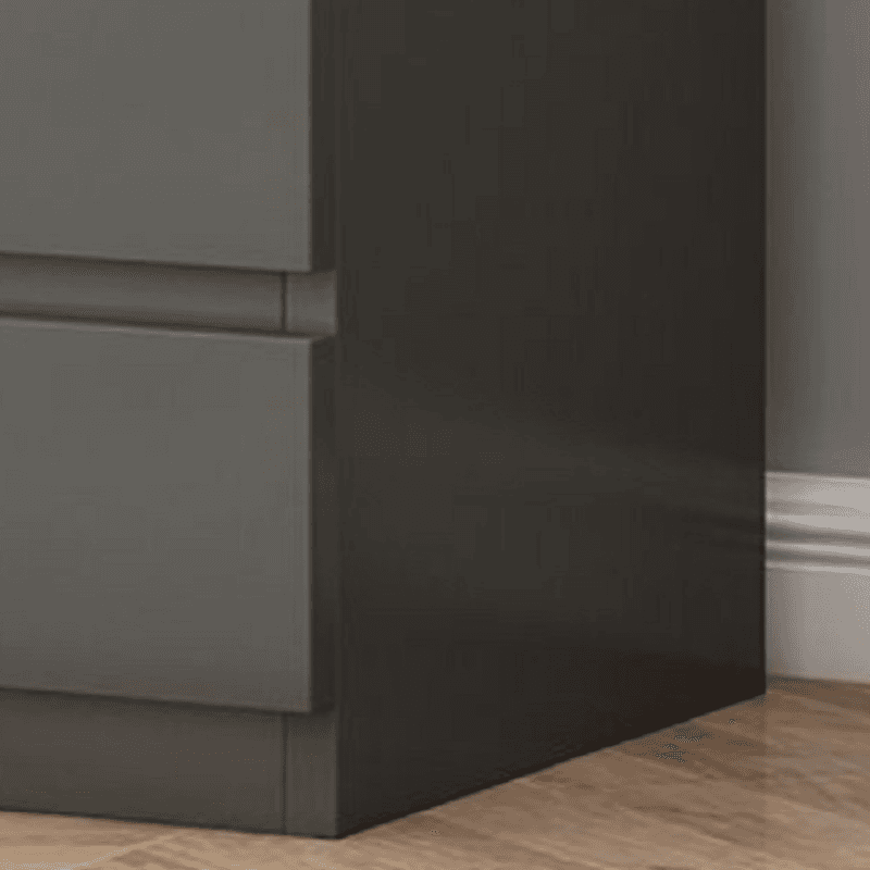 Vertical/Horizontal Gray Double Dresser/Bachelor Chest/Semainier with 5 Drawers/3 Drawers/8 Drawers in a Modern Style - image 7
