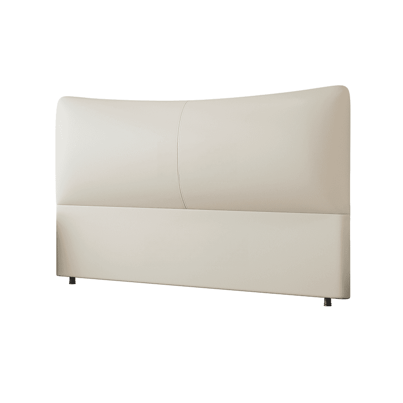 Simplistic Style Panel Headboard in Lumber with No Distressing, Rectangular Shape for Queen/Full/Twin XL Bed, Featuring Sponge Upholstery Fill and Standard Height