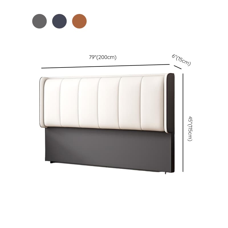 Contemporary Free-standing Standard Full(54"W x 75"L)/Twin(38"W x 75"L) Panel No Distressing With Legs in Lumber and Sponge - image 20