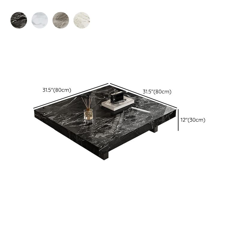 Square Board Game Coffee Table with Sled Base Suitable for Living Room Use - image 20