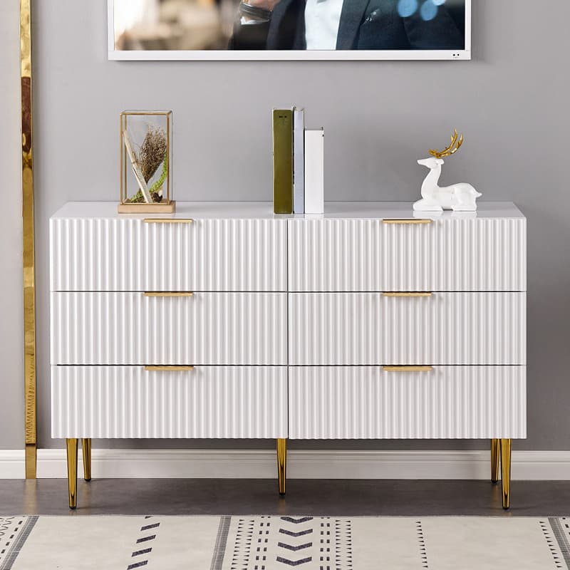 Stylish Wood Nightstand With Drawer Organization, 4 Drawers /5 Drawers - image 8