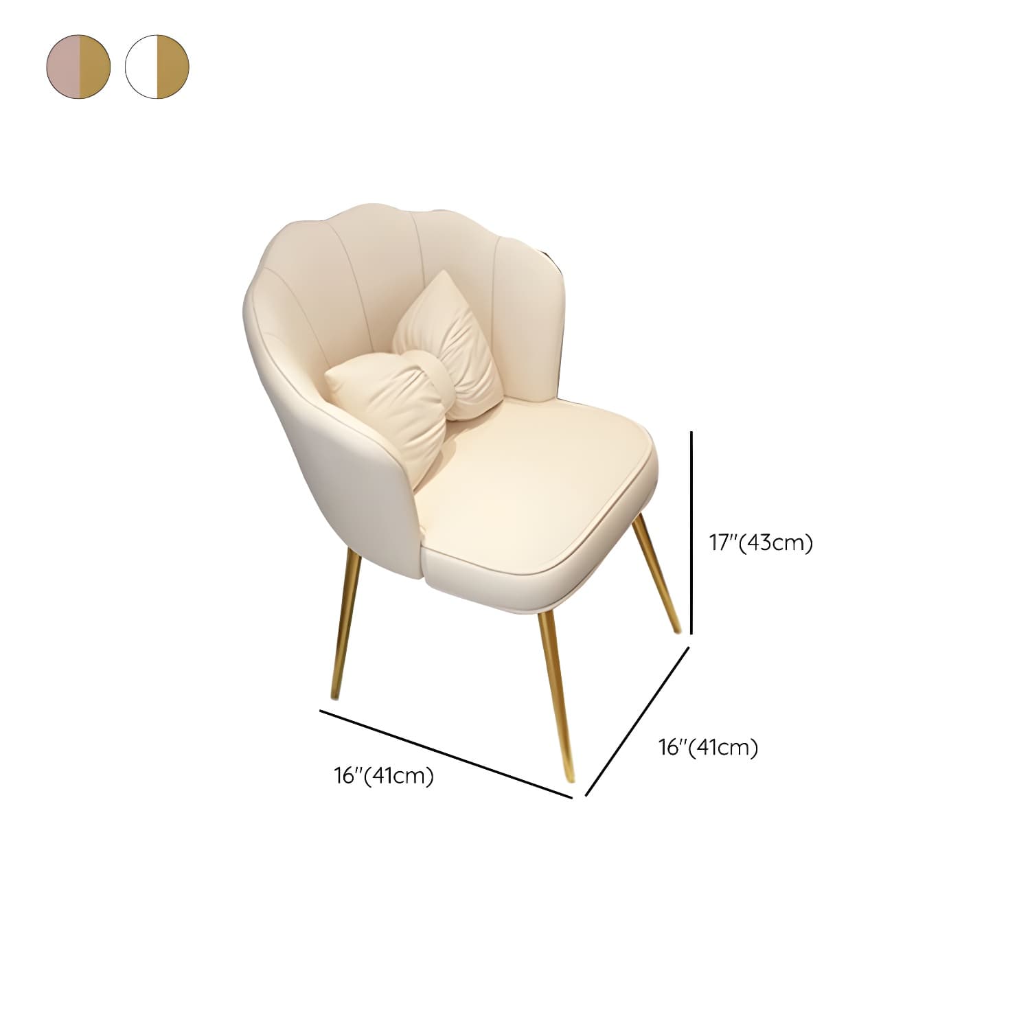 Contemporary Make-up Vanity with White Wooden Top for Bedroom - image 22