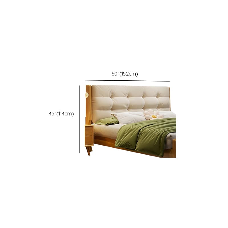 Minimalist Free-standing Standard Twin XL(38"W x 80"L)/King(76"W x 80"L)/Queen(60"W x 80"L) Panel No Distressing With Legs in Wood and Sponge - image 19