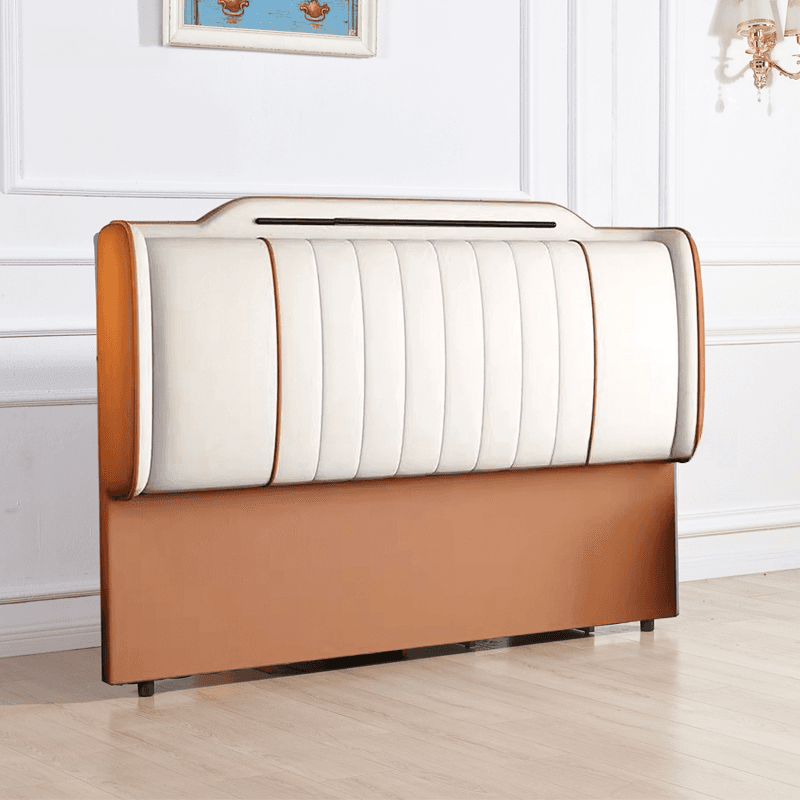 Art Deco Rectangular Wingback Timber Sponge headboard, With Legs, Size Full(54"W x 75"L), height Standard（36-55“） - image 8