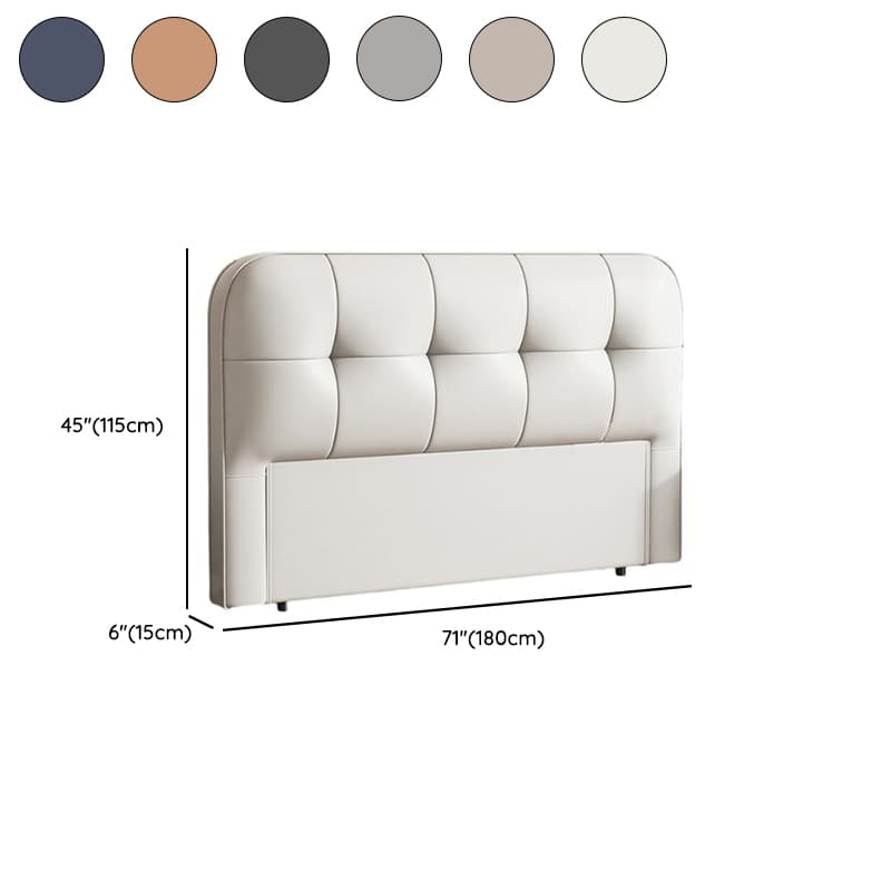 Simplistic Style Panel Headboard with No Distressing, Piled Tufted Rectangular Shape for King/Queen/Full Bed, Featuring Sponge Upholstery Fill and Standard Height - image 13