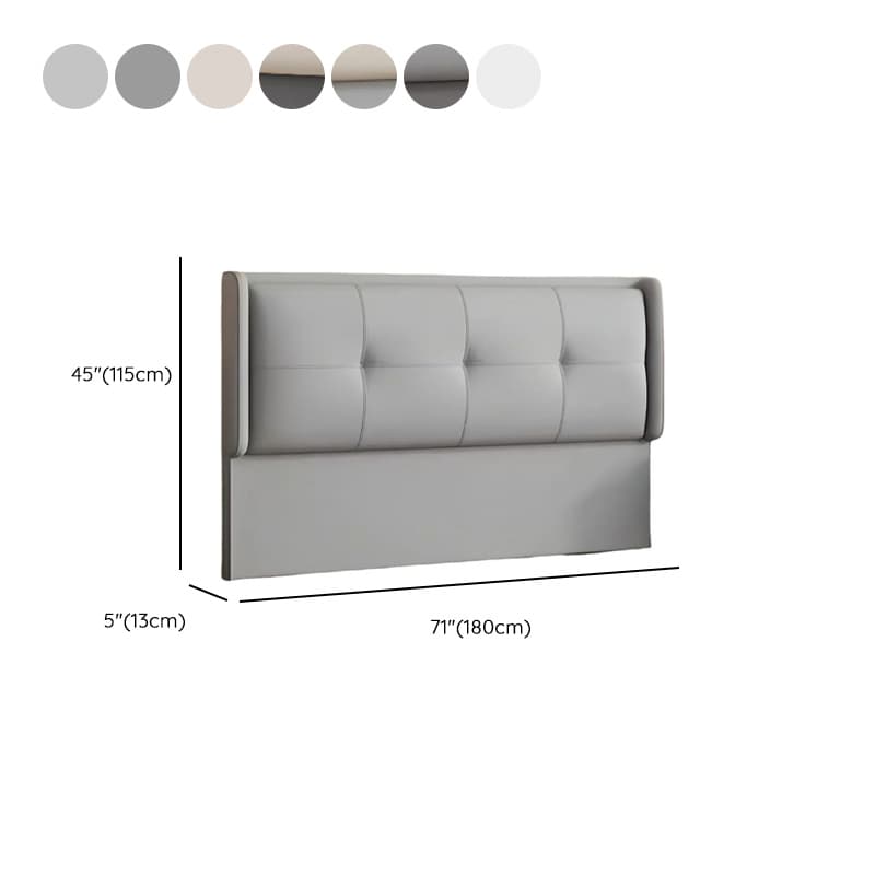 Modish No Distressing Button-tufted Wingback Headboard in Rectangle Shape for King/Queen/Full Bed with Sponge Fill and Standard Height - image 15