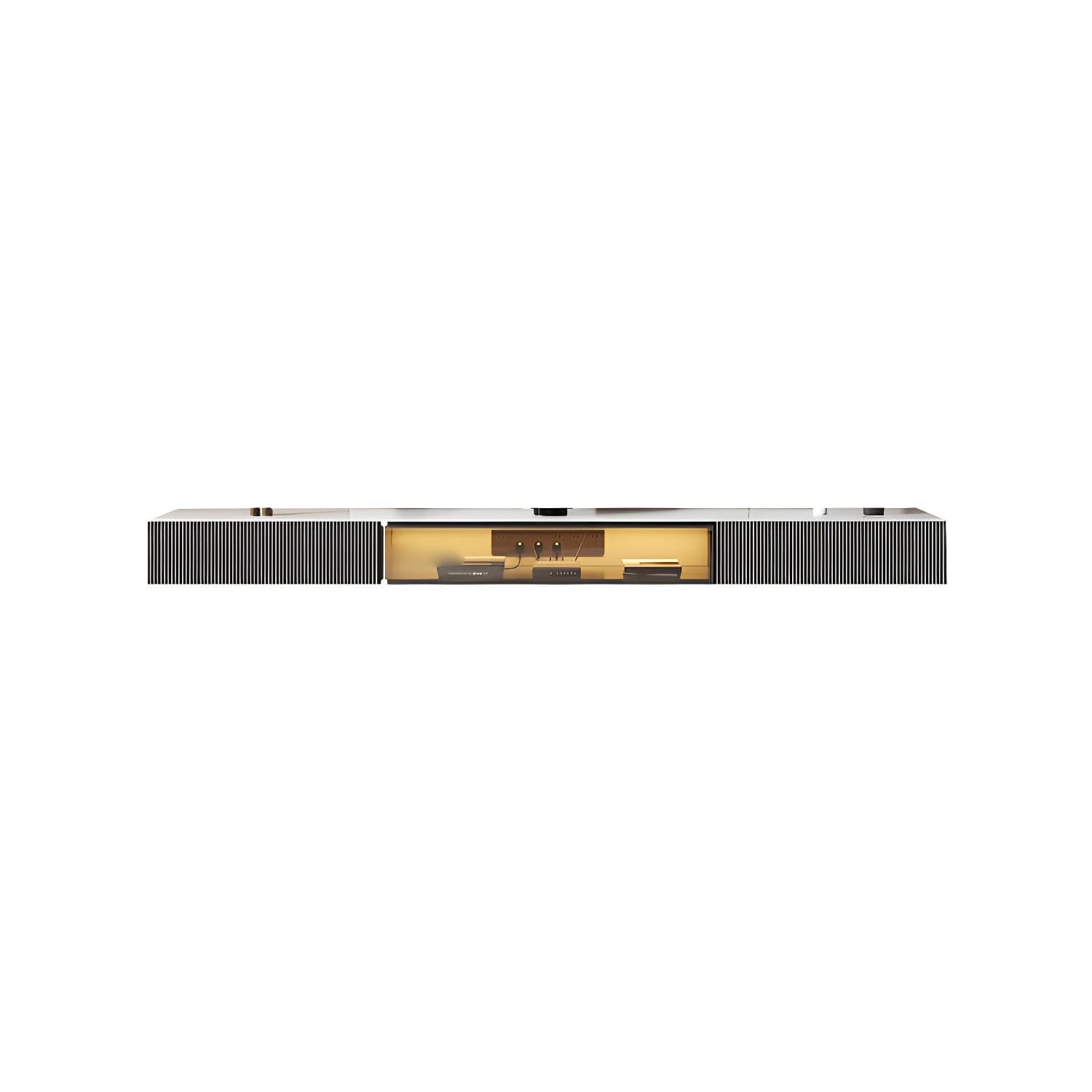 Contemporary 2 Drawers TV Stand Stone Counter Top Wall-mounted TV Cabinet - image 7