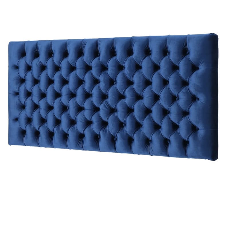 No Distressing Twin XL/Full/Queen Panel Headboard with Nailhead Border, Portman Shape, Sponge Fill, Wall Mounted, Low Height - image 3