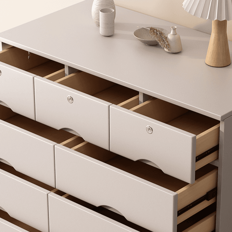 Light Gray Simple Cube Console Dresser for Parlor - image 6