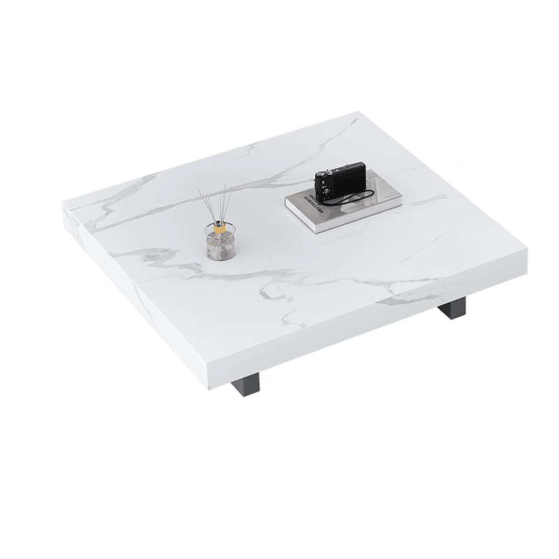 Square Board Game Coffee Table with Sled Base Suitable for Living Room Use - image 4