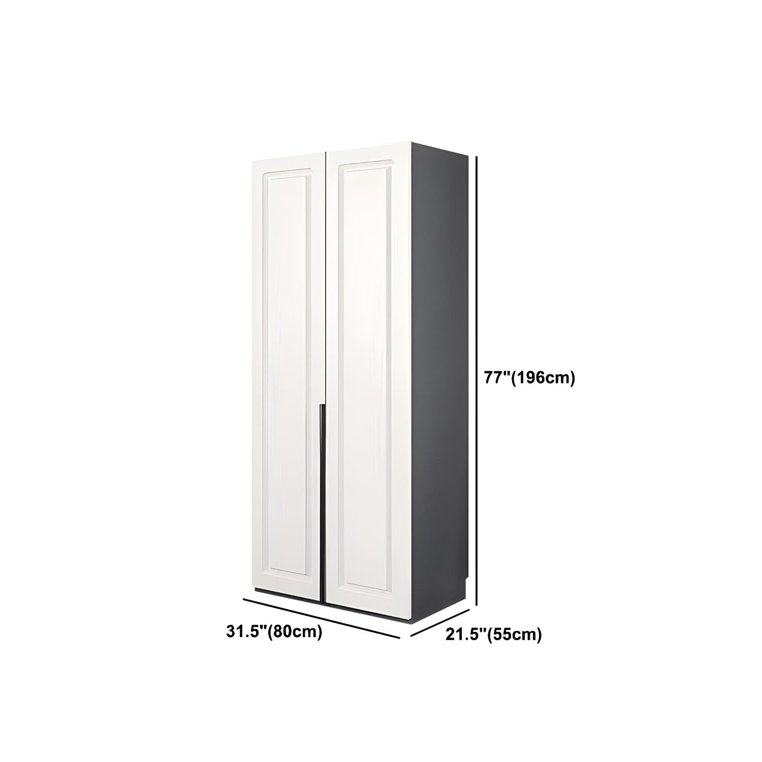 Modern Style Wooden Wardrobe Soft Close Door Wardrobe Closet with Drawer - image 17