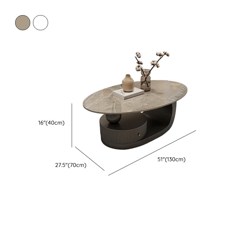 Nested Elliptical Board Game Coffee Table for Indoor Use - image 13