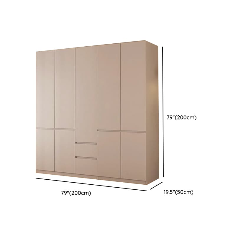 Auburn Self-supporting Cabinet Armoire with 2 Drawers and Gate Doors - image 12