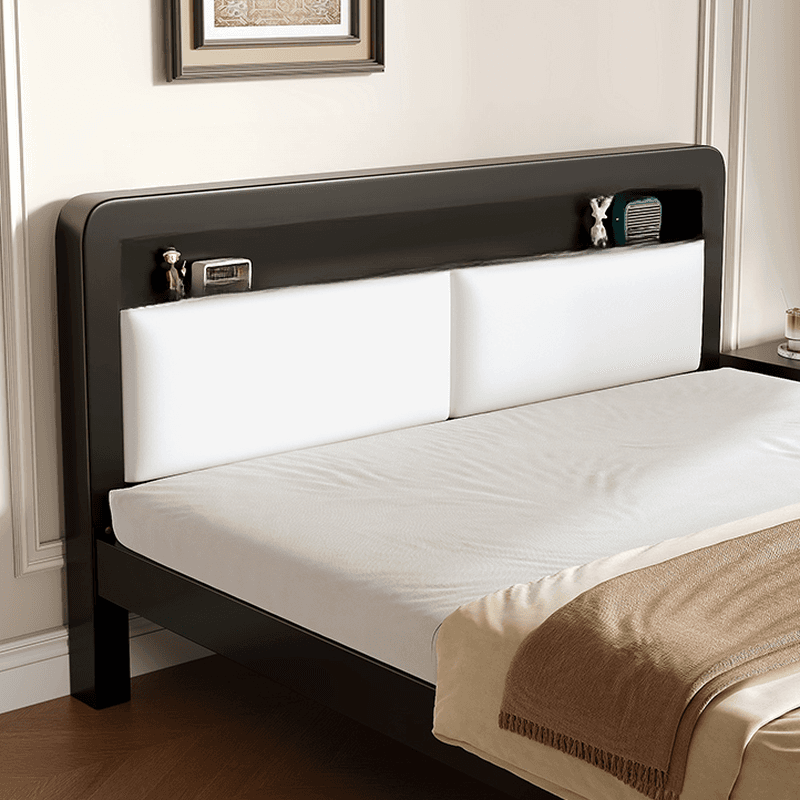 Minimalist Solid Color Iron Storage Included Bed with Leg for Living Room - image 11