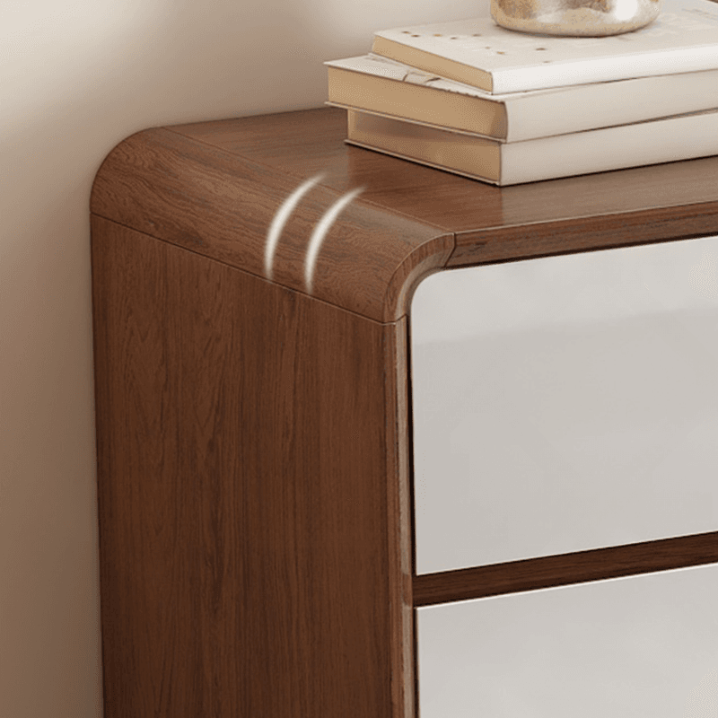 Retro Solid+Manufactured Wood Semainier for Sleeping Quarters, Horizontal/Vertical - image 7
