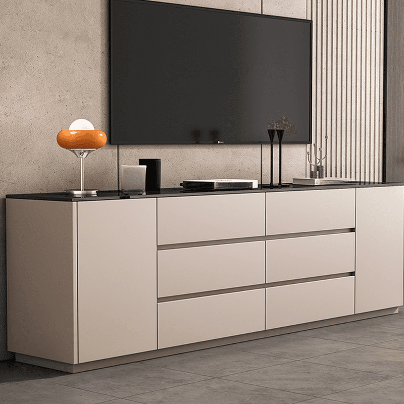 2-Door & 6 Drawers Rectangular TV Stand with Changeable Shelf for Sitting Room, 3 Tiers - image 15