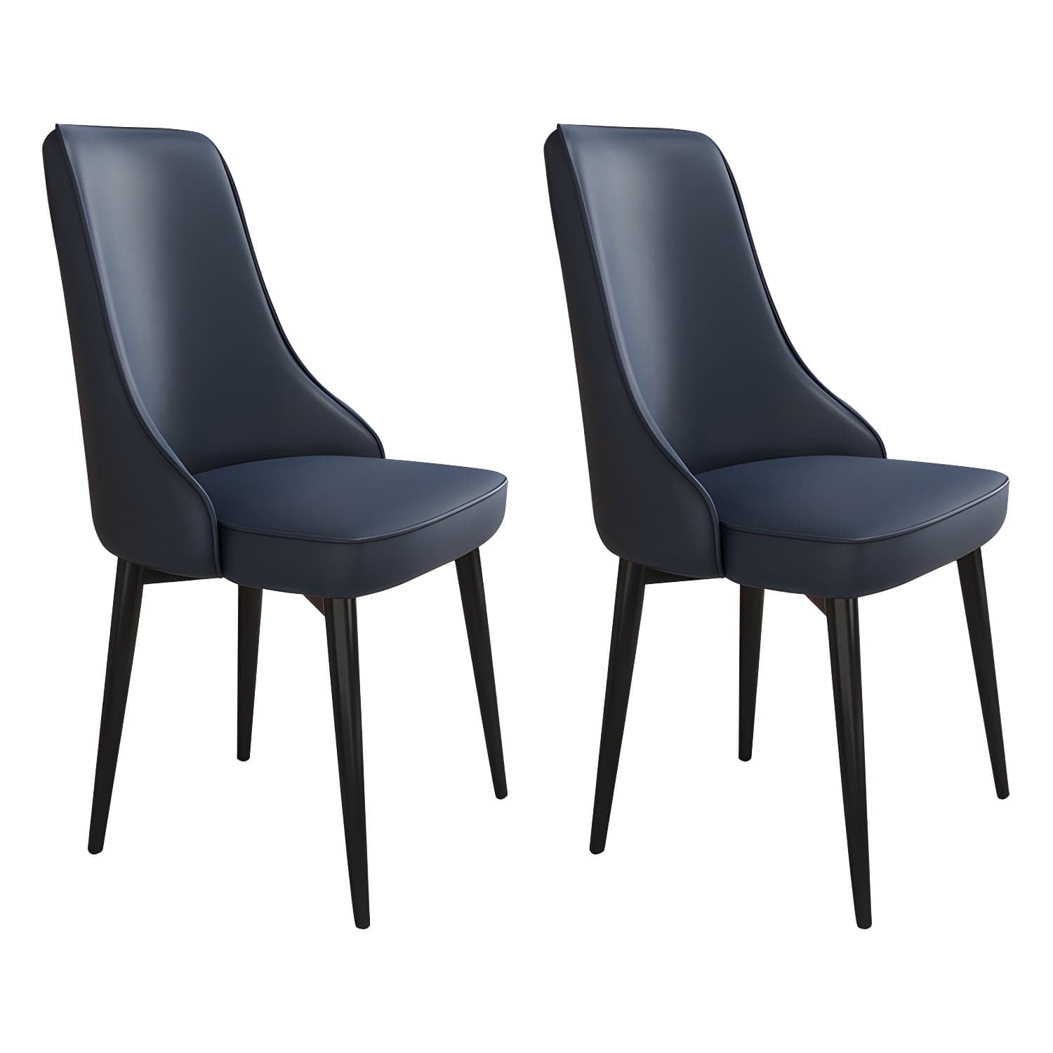 Glam Style Side Chair Upholstered Dining Chair for Dining Room - image 6