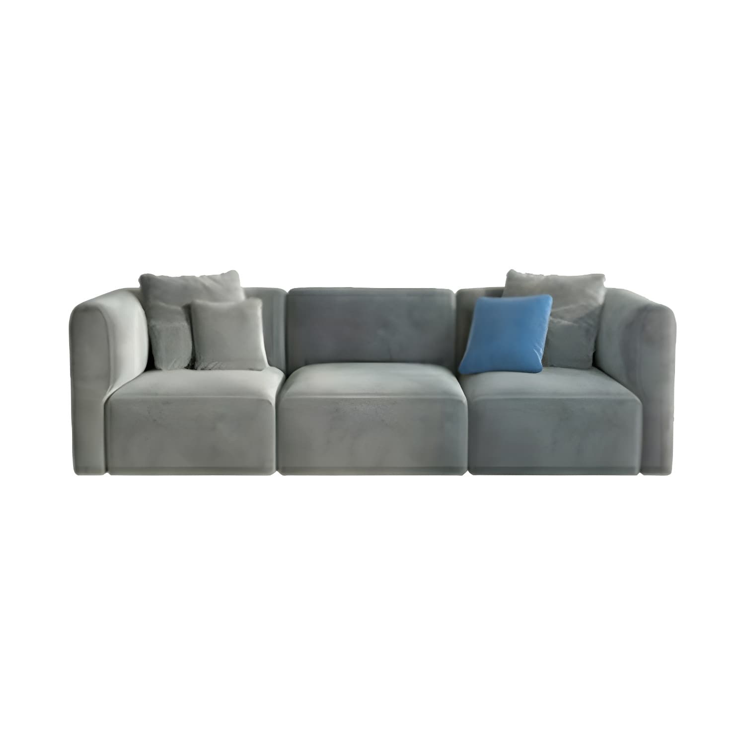 Flannel Upholstered Sectional Sofa in 2 Piece Set - Cozy, Stylish and Comfortable - image 13