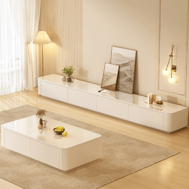 Deco Wood TV Stand with 3 Drawers/5 Drawers/4-Drawer and Cable Management - image 3