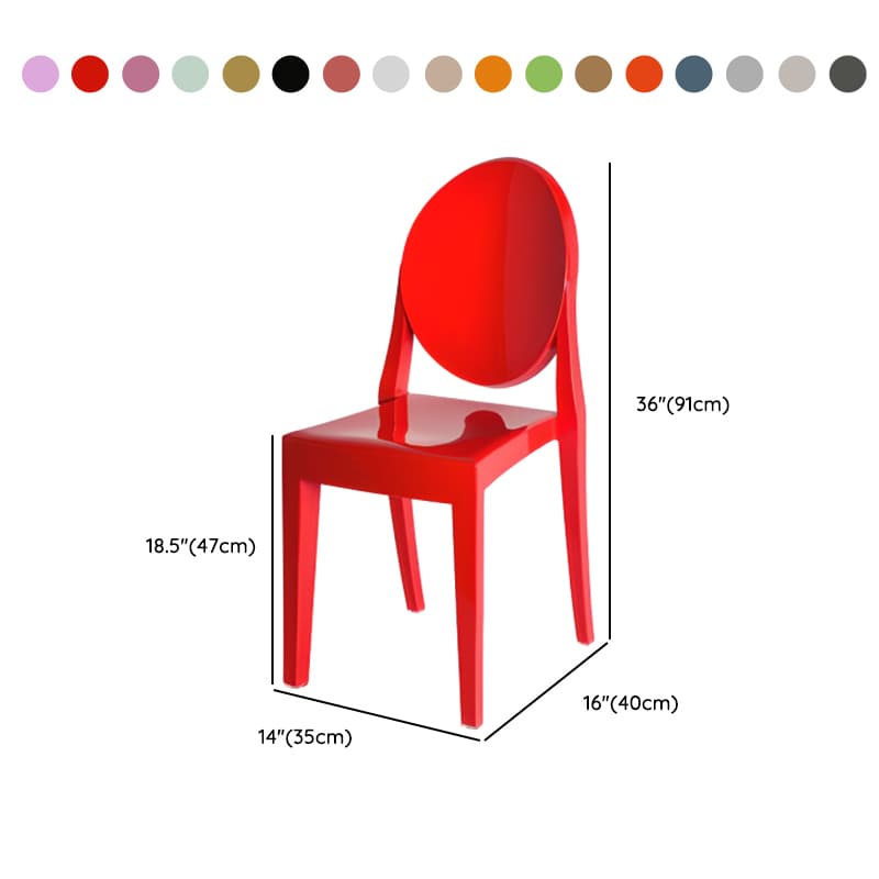 Firm Framed Armless Chair with Olive Green/Rose/Citrus Colored Legs - image 25
