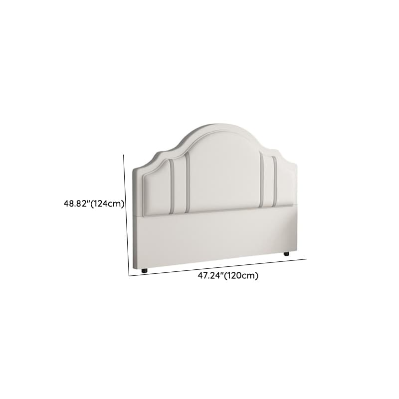 Minimalist Free-standing Standard King(76"W x 80"L)/Queen(60"W x 80"L)/Full(54"W x 75"L) Panel Camelback No Distressing With Legs in Timber - image 8