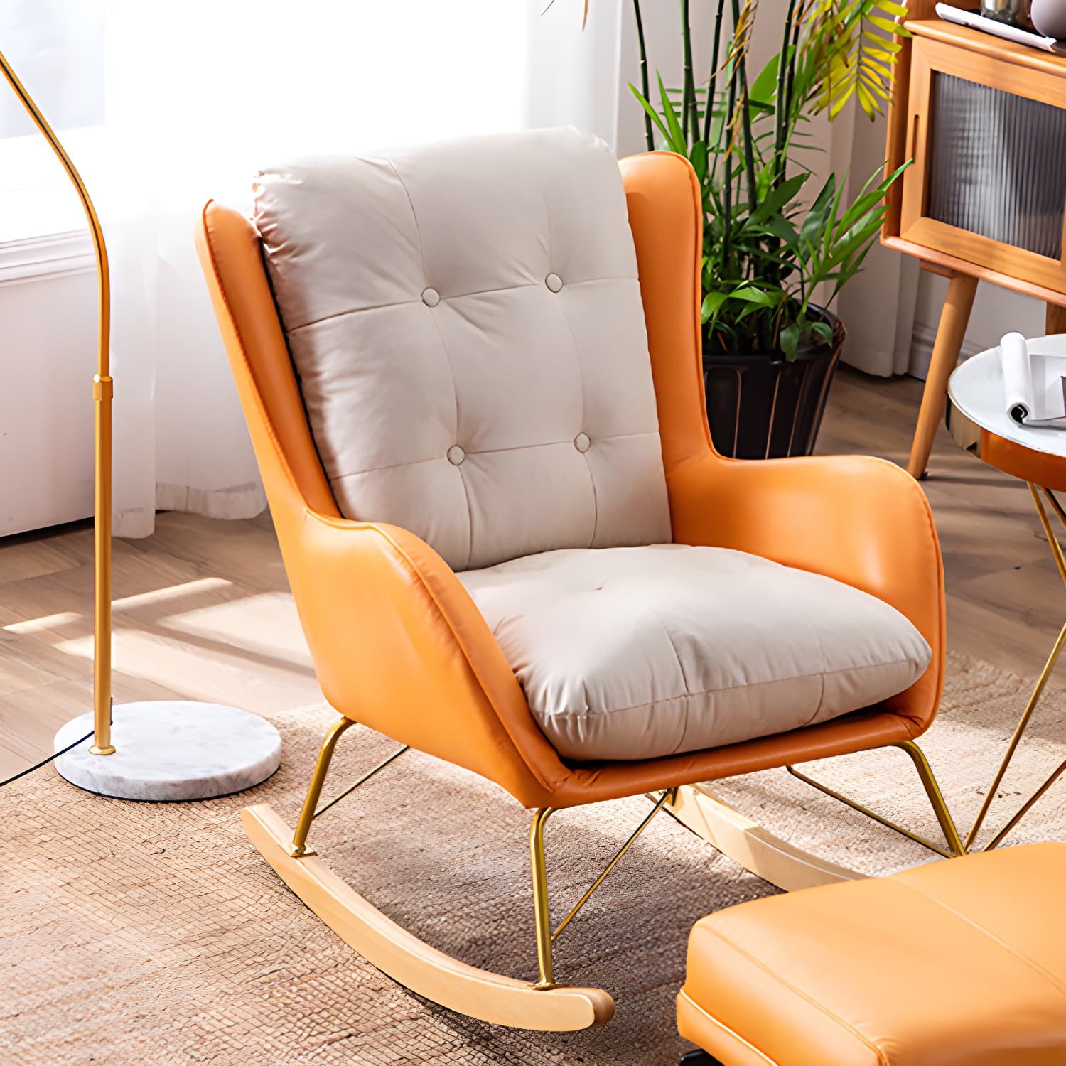 Modern Style Lounge Leisure Rocking Chair Home Lazy Sofa Chair - image 20
