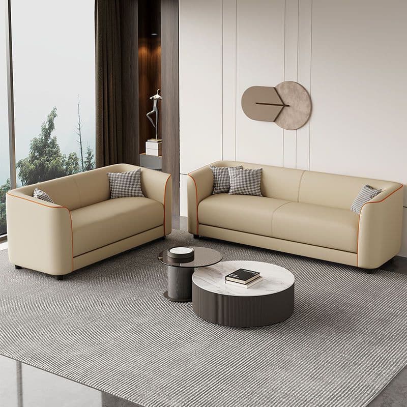Tear Resistant Sofa Couch/Loveseat in Pu with Grey/Olive Green/Coffee Upholstery - image 8