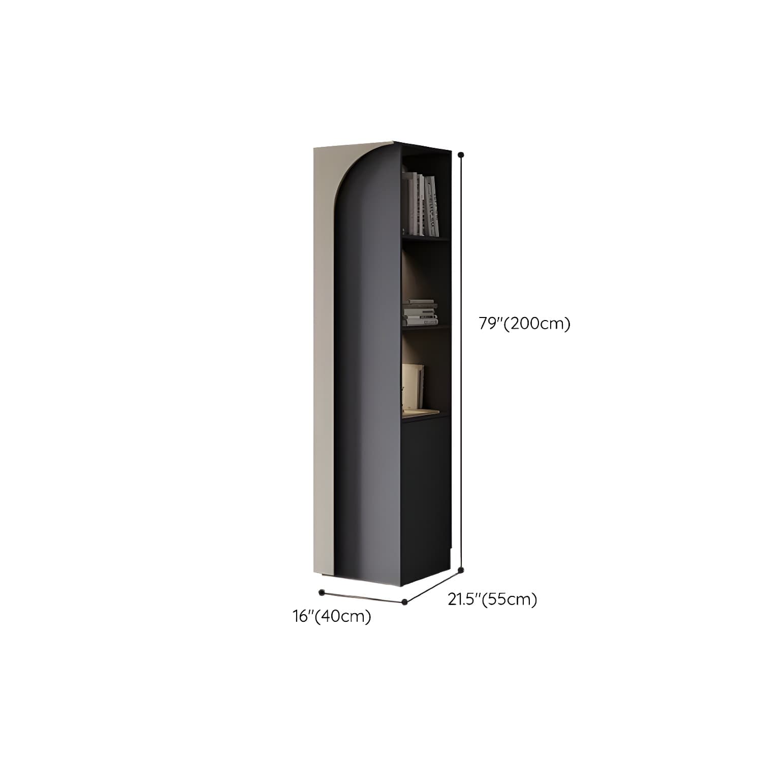 Modern Grey Wood Armoire with Solid Construction and Limited Warranty - image 28