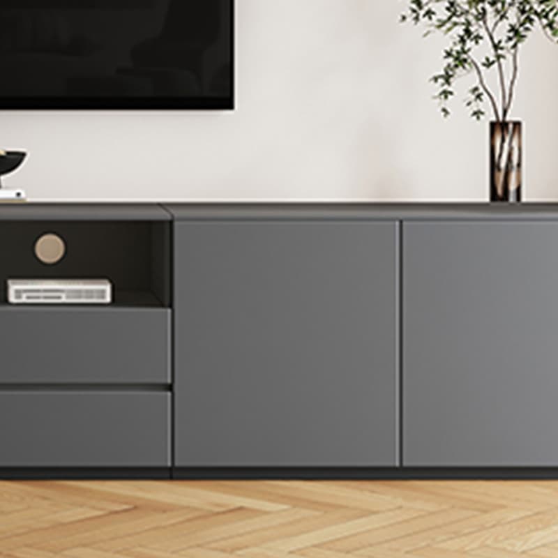 Modern Rectangle TV Stand with 4-Door/2-Door & 3 Tiers Living Room - image 11