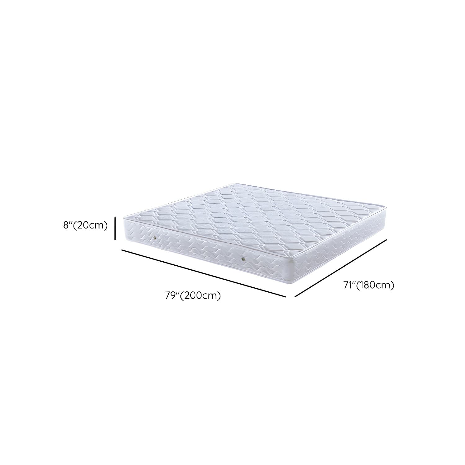 Northern European Solid Wood Bed Frame Mattress Included Panel Bed with Headboard - image 16